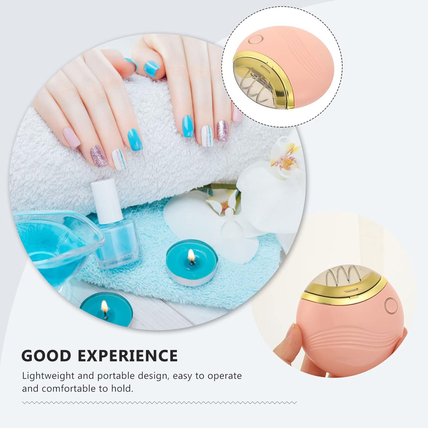 1 Set Electric Nail File Electric Nail Trimmer Finger Nail Clippers Manicure Tool for Kids and Adult